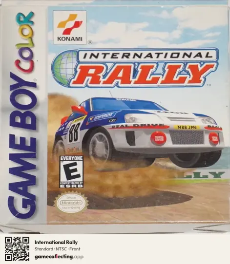 International Rally Game Boy Color, NTSC box front