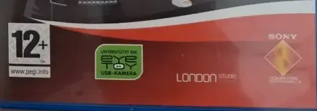 Singstar Amped, the PEGI square on its front