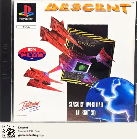 Descent PlayStation, PAL box front