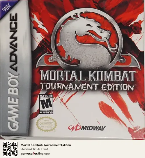 Mortal Kombat: Tournament Edition Game Boy Advance, NTSC box front