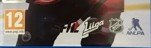 NHL 18, the PEGI square on its front