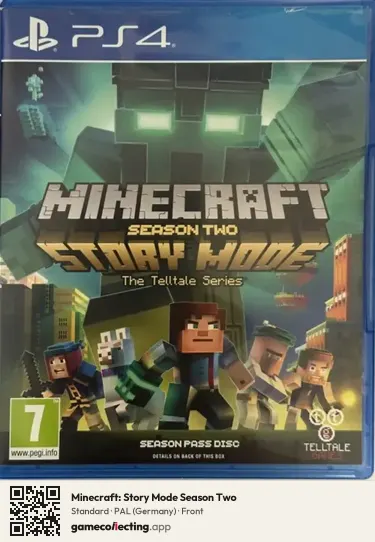 Minecraft: Story Mode Season Two PlayStation 4, Germany box front