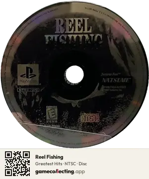 Reel Fishing PlayStation, NTSC disc
