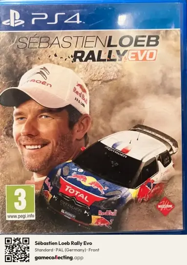 Sébastien Loeb Rally Evo PlayStation 4, Germany box front