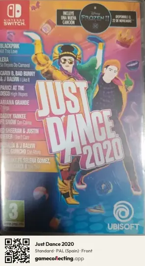 Just Dance 2020 Nintendo Switch, Spain box front