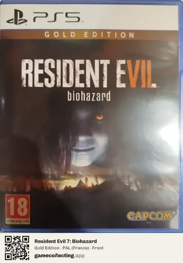 Resident Evil 7: Biohazard PlayStation 5, France box front