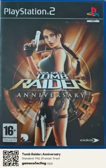 Tomb Raider: Anniversary PlayStation 2, France box front