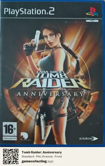 Tomb Raider: Anniversary PlayStation 2, France box front