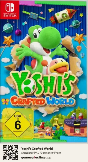 Yoshi's Crafted World Nintendo Switch, Germany box front