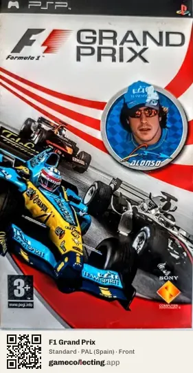 F1 Grand Prix PlayStation Portable, Spain box front