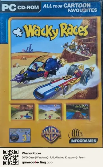 Wacky Races Computer, United Kingdom box front