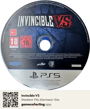 Invincible VS PlayStation 5, PAL disc