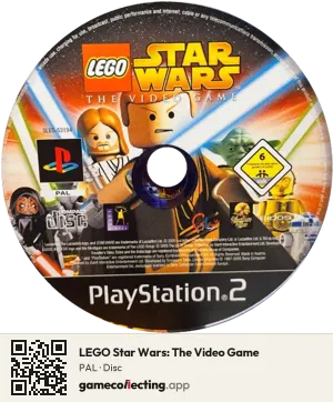 LEGO Star Wars: The Video Game PlayStation 2, PAL disc