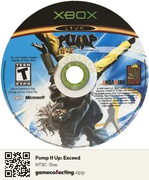 Pump It Up: Exceed Xbox, NTSC disc