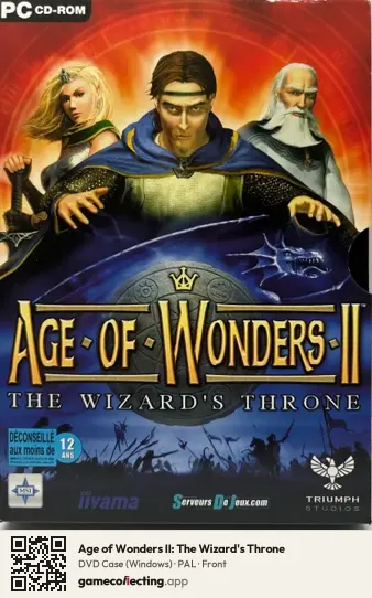 Age of Wonders II: The Wizard's Throne Computer, PAL box front