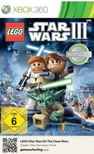 LEGO Star Wars III: The Clone Wars Xbox 360, Germany box front