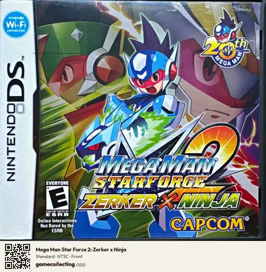 Mega Man Star Force 2: Zerker x Ninja Nintendo DS, NTSC box front
