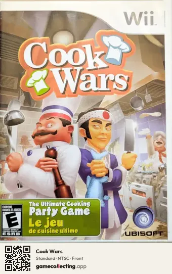 Cook Wars Nintendo Wii, NTSC box front