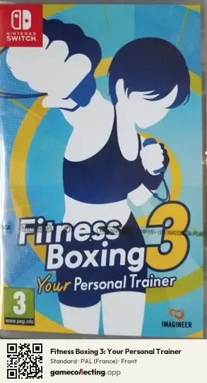 Fitness Boxing 3: Your Personal Trainer Nintendo Switch, France box front