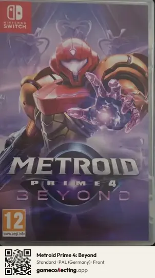 Metroid Prime 4: Beyond Nintendo Switch, Germany box front