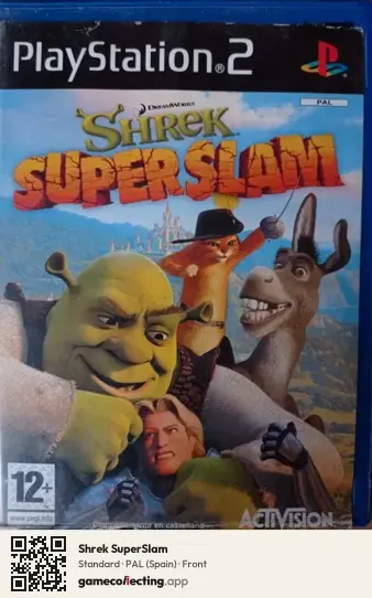 Shrek SuperSlam PlayStation 2, Spain box front