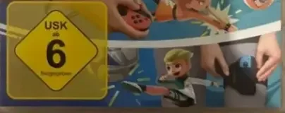 Nintendo Switch Sports, the USK square on its front