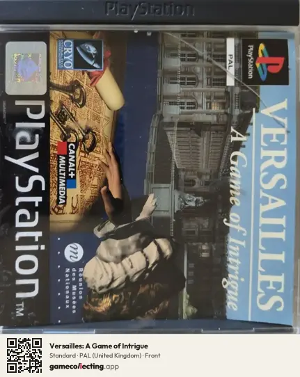 Versailles: A Game of Intrigue PlayStation, United Kingdom box front