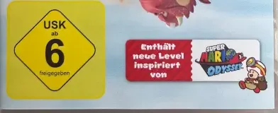 Captain Toad: Treasure Tracker, the USK square on its front