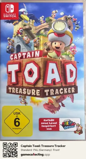Captain Toad: Treasure Tracker Nintendo Switch, Germany box front
