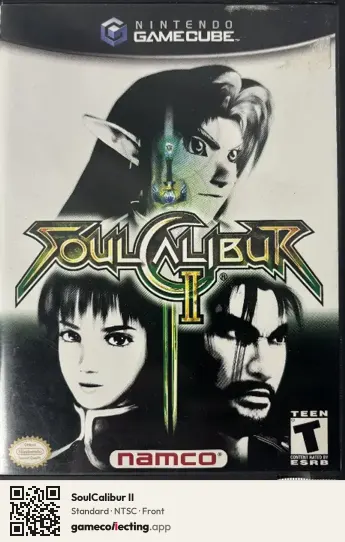 SoulCalibur II Nintendo GameCube, NTSC box front