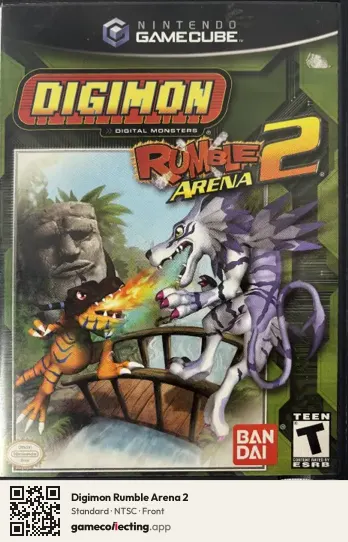Digimon Rumble Arena 2 Nintendo GameCube, NTSC box front