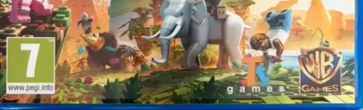 LEGO Worlds, the PEGI square on its front
