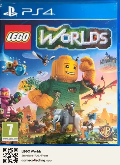 LEGO Worlds PlayStation 4, PAL box front