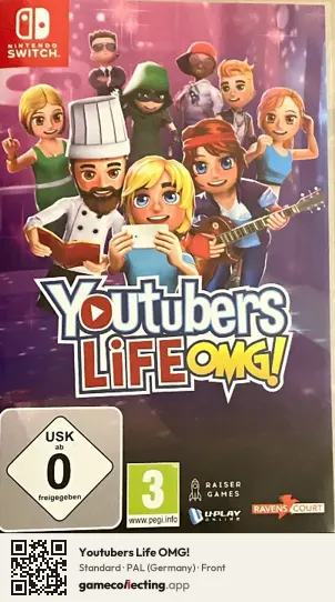 Youtubers Life OMG! Nintendo Switch, Germany box front