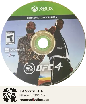 EA Sports UFC 4 Xbox One, NTSC disc