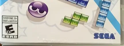 Puyo Puyo Tetris 2, the ESRB box on its front