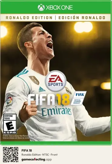 FIFA 18 Xbox One, NTSC box front