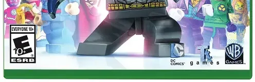 LEGO Batman 3: Beyond Gotham, the ESRB box on its front
