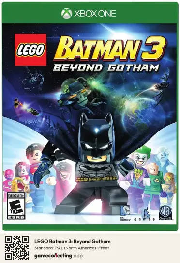 LEGO Batman 3: Beyond Gotham Xbox One, North America box front