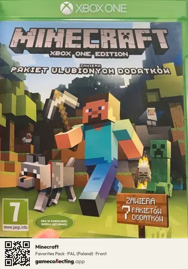 Minecraft Xbox One, Poland box front