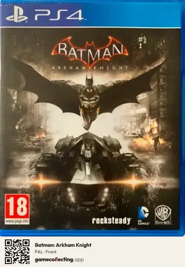 Batman: Arkham Knight PlayStation 4, PAL box front