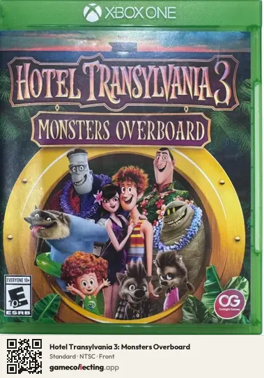 Hotel Transylvania 3: Monsters Overboard Xbox One, NTSC box front