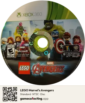 LEGO Marvel's Avengers Xbox 360, NTSC disc