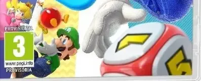 Super Mario Party, the PEGI square on its front