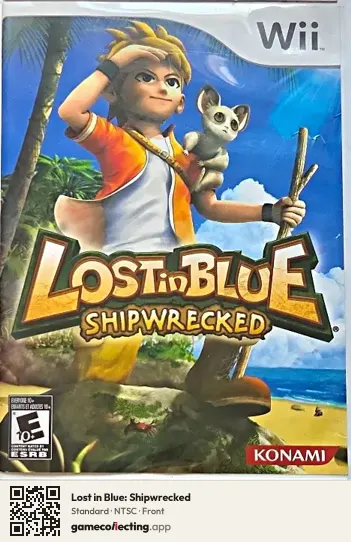 Lost in Blue: Shipwrecked Nintendo Wii, NTSC box front