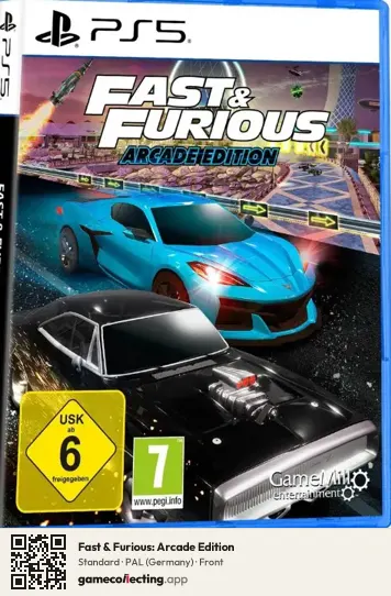 Fast & Furious: Arcade Edition PlayStation 5, Germany box front