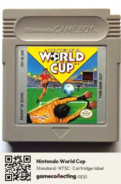 Nintendo World Cup Game Boy, NTSC cartridge label
