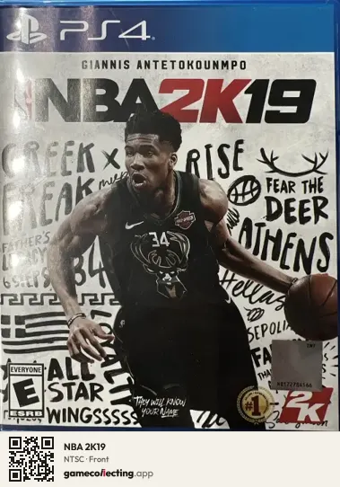 NBA 2K19 PlayStation 4, NTSC box front