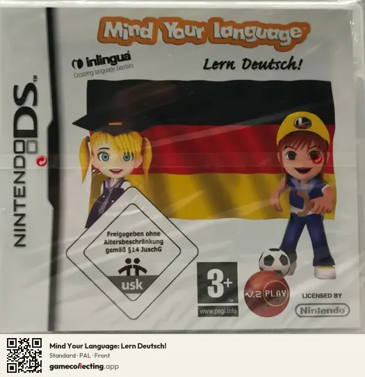 Mind Your Language: Lern Deutsch! Nintendo DS, PAL box front