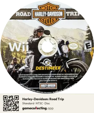 Harley-Davidson: Road Trip Nintendo Wii, NTSC disc
